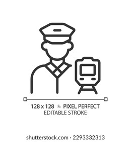 Train driver pixel perfect