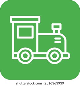 Train engine Vector Icon Design Illustration