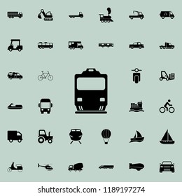 train front view icon. transport icons universal set for web and mobile