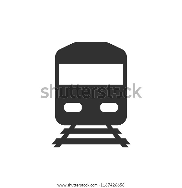 train front view. monochrome\
icon