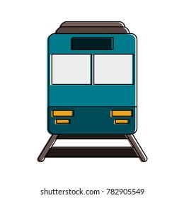 Train frowntview symbol