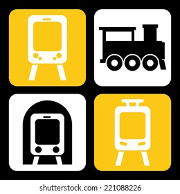 train graphic design , vector illustration