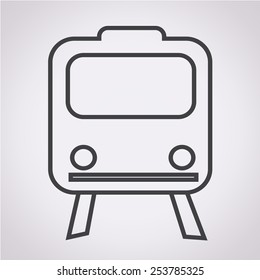 Train Icon Stock Vector (Royalty Free) 253785325 | Shutterstock