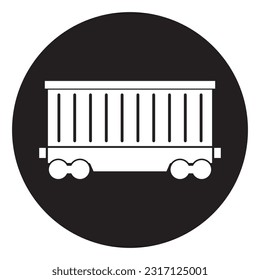 icono del tren, diseño de la ilustración de la plantilla del vector del transporte del tren