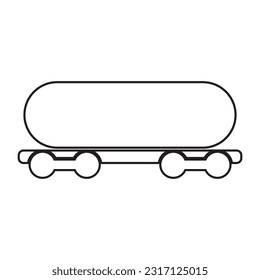 train icon, train carriage vector template illustration logo design