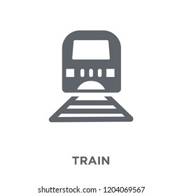 Train icon. Train design concept from  collection. Simple element vector illustration on white background.