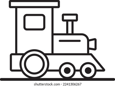 Diseño profesional del icono de tren sobre un fondo blanco