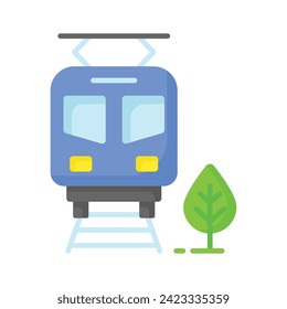Train icon design, ready to use isolated on white background