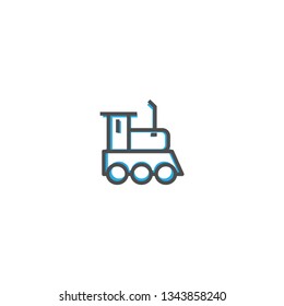Train icon design. Transportation icon vector illustration