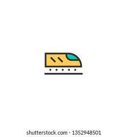 Train icon design. Transportation icon vector illustration