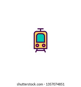 Train icon design. Transportation icon vector illustration