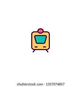 Train icon design. Transportation icon vector illustration