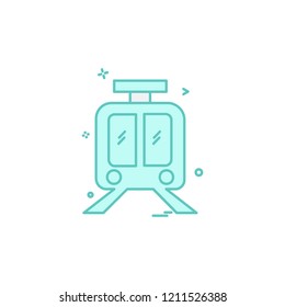 Train icon design vector