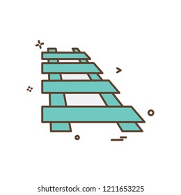 Train icon design vector