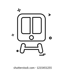 Train icon design vector