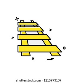 Train icon design vector