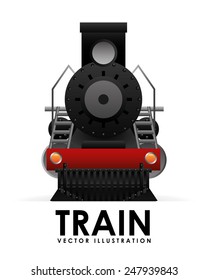 train icon design, vector illustration eps10 graphic