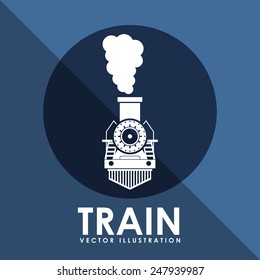 train icon design, vector illustration eps10 graphic