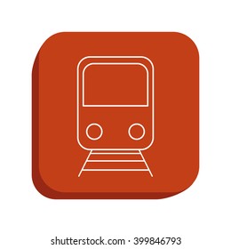 train icon design, vector illustration