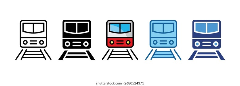 Train Icon Element For Design