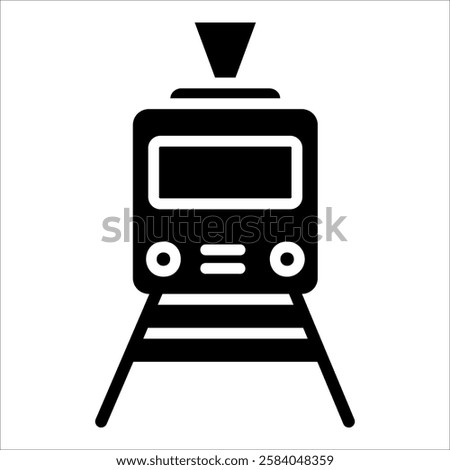 Train Icon Element For Design