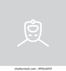 Train icon Flat.