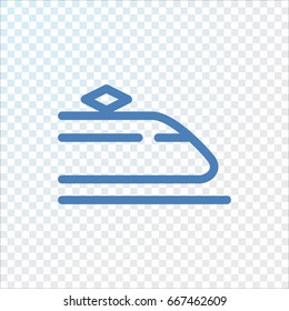 Train icon Flat.
