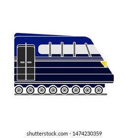 train icon. flat illustration of train vector icon. train sign symbol