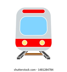 train icon. flat illustration of train vector icon. train sign symbol