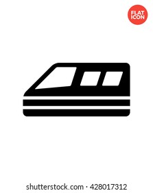 Train Icon Flat Style Isolated Vector Illustration