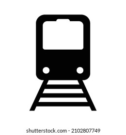 train icon. glyph icon, solid is very suitable for use in websites, applications, UI UX and others.