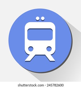 Train icon great for any use. Vector EPS10.