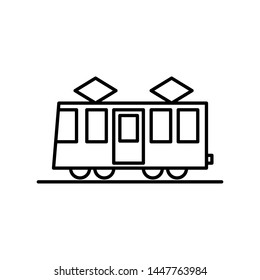 train icon, illustration design template 