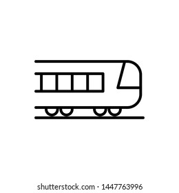 train icon, illustration design template 