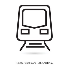 train icon, illustration design template