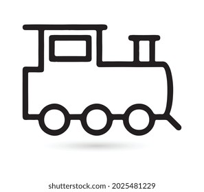 train icon, illustration design template