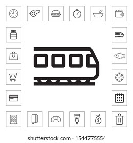 Train icon illustration isolated vector sign symbol