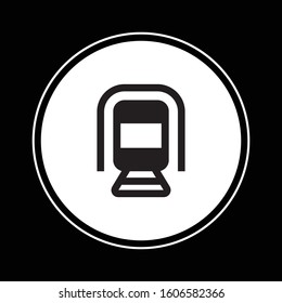 Train icon illustration isolated vector sign symbol