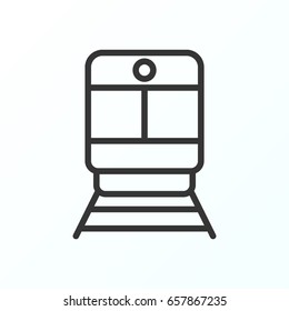 Train icon illustration isolated vector sign symbol