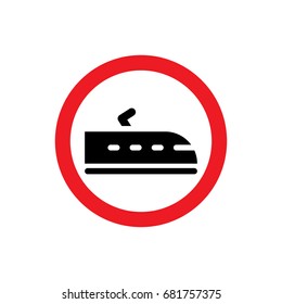 Train icon illustration isolated vector sign symbol