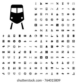 Train icon illustration isolated vector sign symbol. airport icons set for web and mobile.