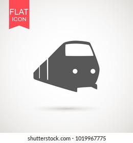 Train icon. Illustration of transport elements. Premium quality graphic design icon. Simple icon for websites, web design, mobile app, info graphics on white background