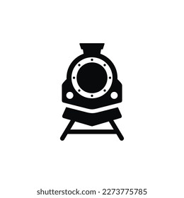 Icono del tren aislado en fondo blanco