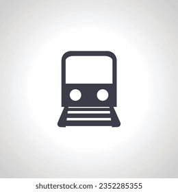 train icon. train isolated icon on white background