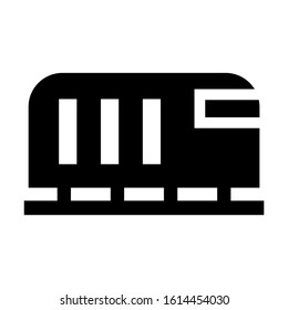 train icon isolated sign symbol vector illustration - high quality black style vector icons
