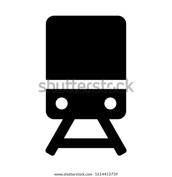train icon isolated sign symbol\
vector illustration - high quality black style vector\
icons\
