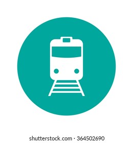 Train Icon, Isolated Vector Eps 10 Illustration