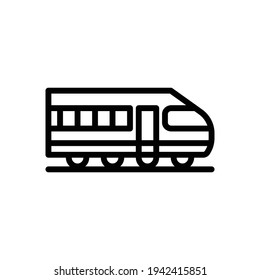 train icon line style vector for your web, mobile app logo UI design