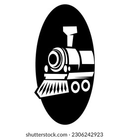 train icon logo design  vector