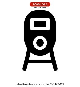 train icon or logo isolated sign symbol vector illustration - high quality black style vector icons
